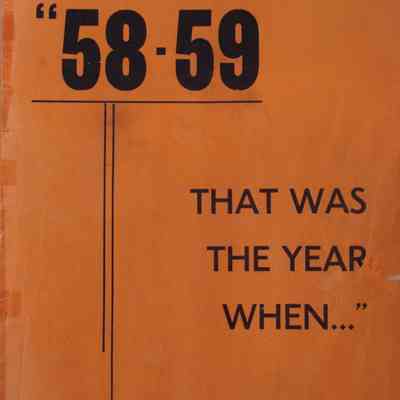 58-59 Almonte High School Yearbook