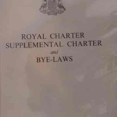 Royal charter supplemental charter and bye-laws.