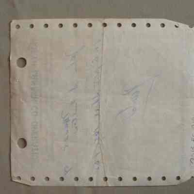 North Lanark Co-operative invoice for John S. Fulton