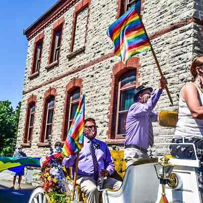 Pride March at Wedding During COVID-19