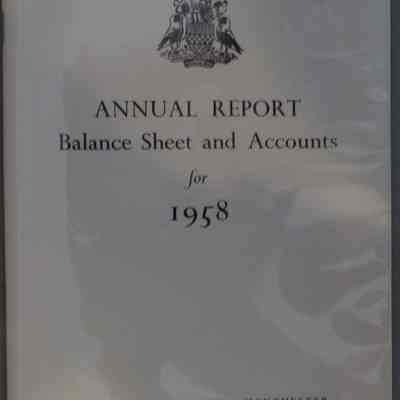 Annual Report : Balance sheets and accounts for 1958.