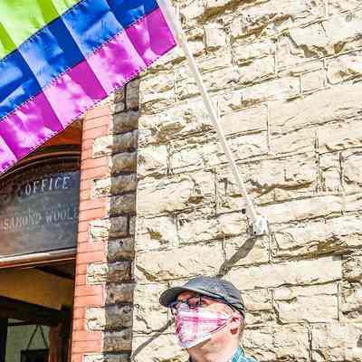 Pride Flag Put Up at MVTM