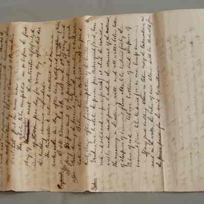Building contract for the Rosamond Woolen Factory