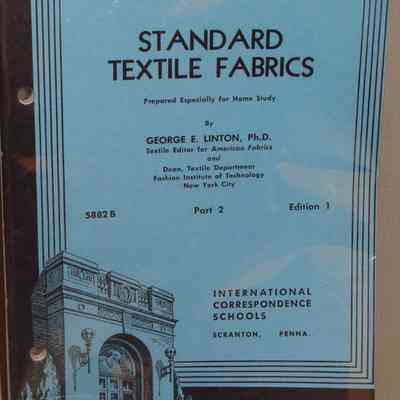 Standard textile fabrics : 5882 B, Part 2 / By George E. Linton.