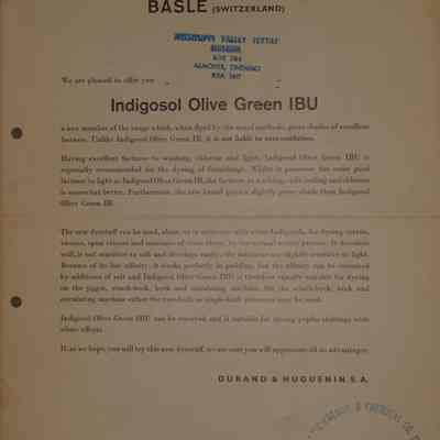 Indigosol olive green IBU.