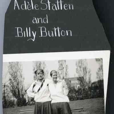 Photo of Adele Statten and Billy Button circa 1926: 2021.12.292b