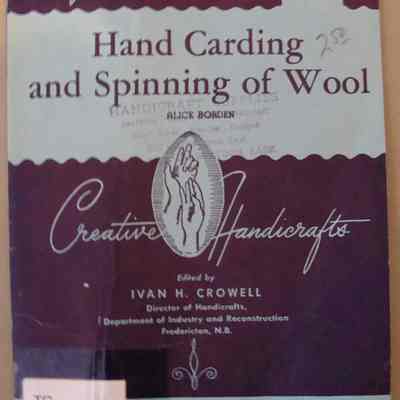Hand Carding and Spinning of Wool