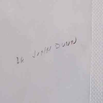Detail of writing on back of photograph
