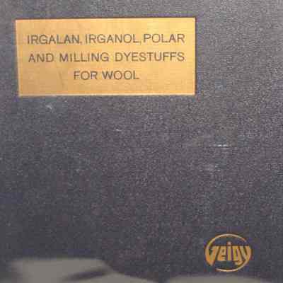Irgalan, irganol, polar, and milling dyestuffs for wool.