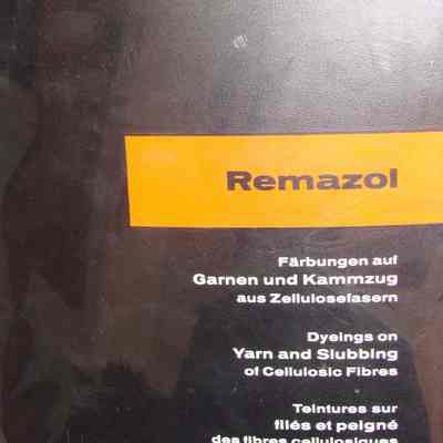 Remazol : Dyesings on yarn and slubbing of cellulosic fibres.