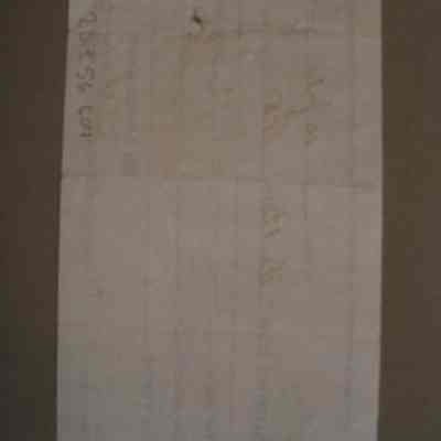 The Almonte Gazette receipt for advertising for Fulton Bros.
