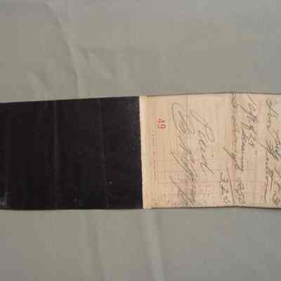 Young's Hardware receipt for Len Fulton