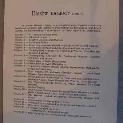 Master Weaver - Fascination of Twills (Multishafts)
