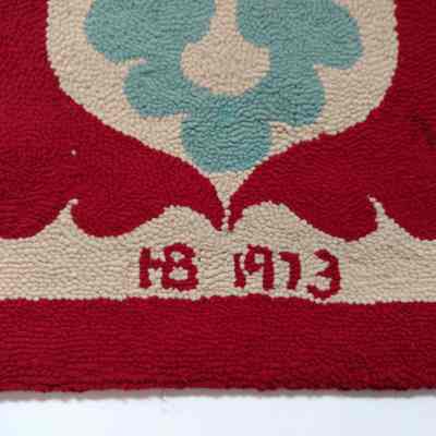 Hooked rug