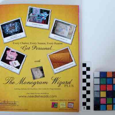 Designs in Machine Embroidery Volume 60 Back