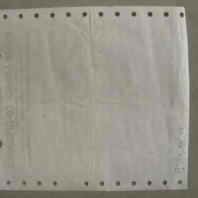 North Lanark Co-operative invoice by Len Fulton