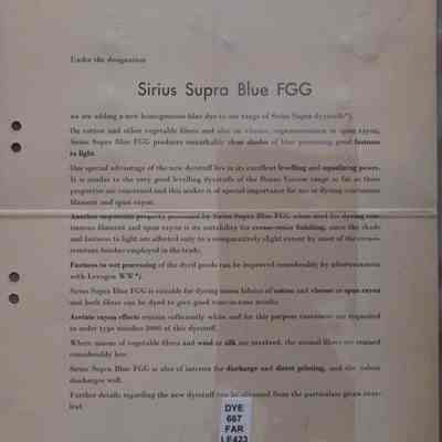 Sirius supra blue FGG.