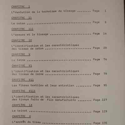 Les textiles de base et l'indentification des tissus / Par: Gaby Dion, T.P., prof.