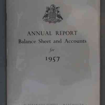 Annual Report : Balance sheets and accounts for 1957.
