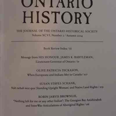 Ontario History.