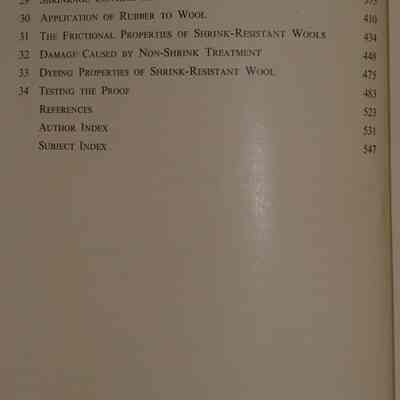 Wool shrinkage and its prevention / R.W. Moncreiff.