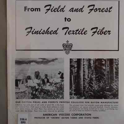 From Field and Forest to Finished Textile Fiber
