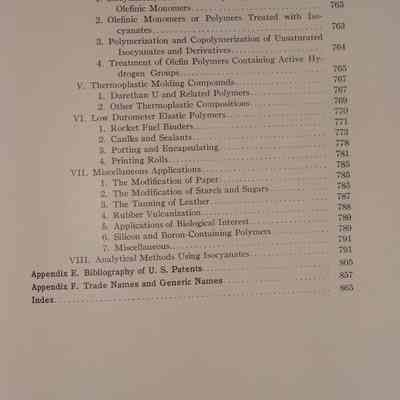Polyurethanes: chemistry and technology : Part II: technology / J.H. Saunders and K.C. Frisch.