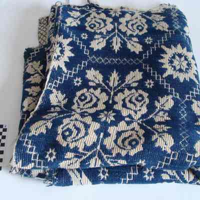 Coverlet, folded