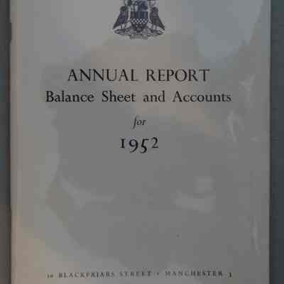 Annual Report : Balance sheets and accounts for 1952.