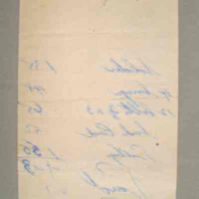 N. S. Lee & Son Hardware and Coal receipt