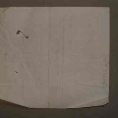 A. A. Hanna, V.S., D.V.M. Veterinarian receipt for Len Fulton