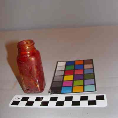 Red Dye Bottle