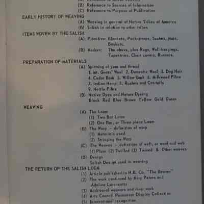 Salish weaving : Primitive and modern / by Oliver N. Wells.