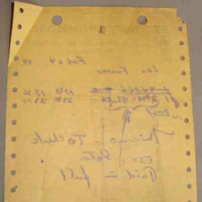 Stewart Drummond receipt for Len Fulton