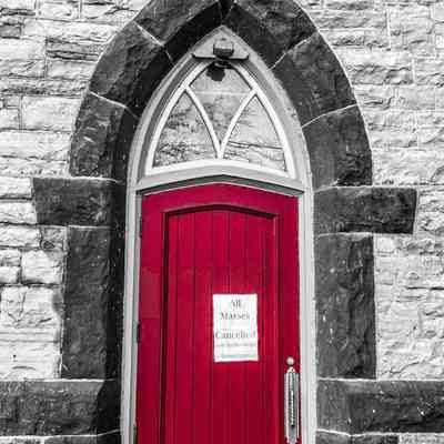 Holy Name of Mary Parish Closed During COVID-19: Origformat: Print-Photographic