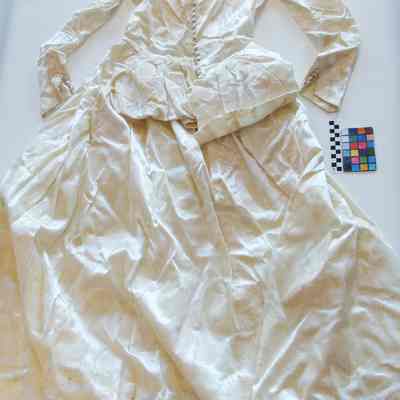 Backside of wedding dress