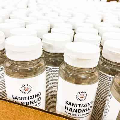 Hand Sanitizer Made by Almonte Distillery During COVID-19
