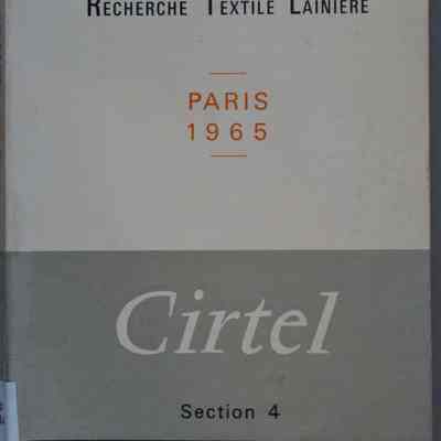Third international wool textile research conference : Section 4