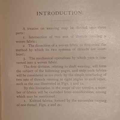 A manual of weave construction : a systematic arrangement and explanation of the foundation and derivative weaves for harness looms / by Ivo Kastanek.