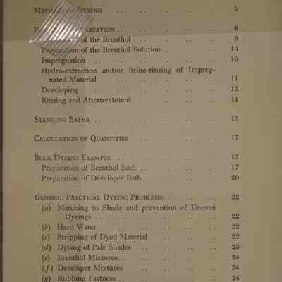 Brenthol pamphlets.