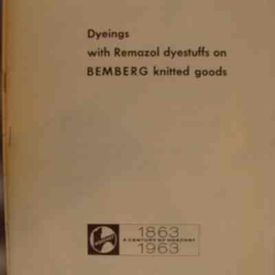 Farbungen mit remazol-farbstoffen auf bemberg-gerwirken.