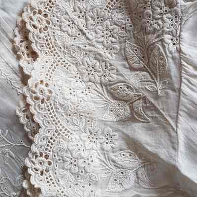 Lady's floral lace blouse