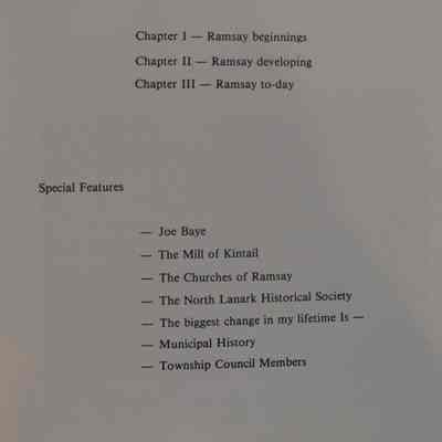 Ramsay reflections : 1836-1979 / Complied and written by: Susan Campbell, Trisha Stewart, Shelley Timmins.