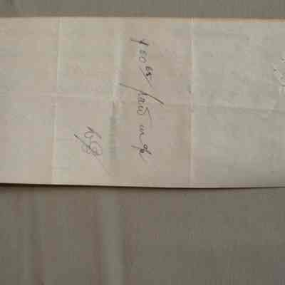 Receipt from the Bank of Montreal