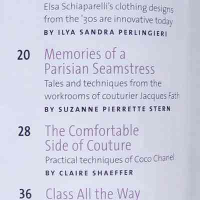 The Best of Threads Collector's Edition Spring Summer 2011 Index
