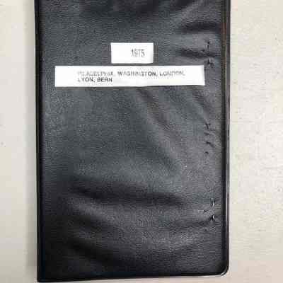 Diary of Dorothy Burnham, 1975