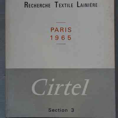 Third international wool textile research conference : Section 3