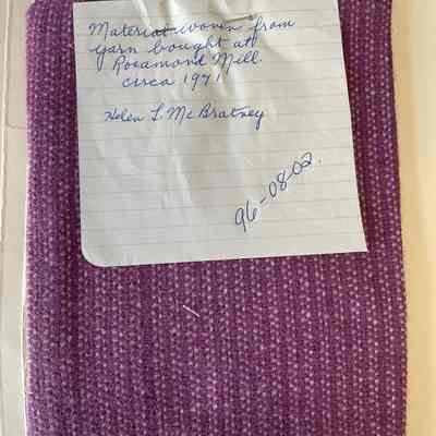 Sample, Fabric