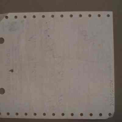 John Lindsay International Harvester receipt for Len Fulton