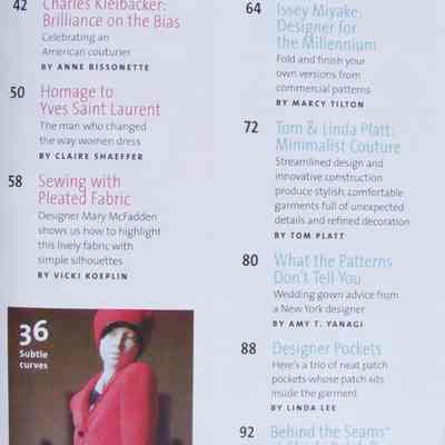 The Best of Threads Collector's Edition Spring Summer 2011 Index